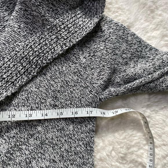 Americana Women's Long Cardigan Hooded Button Up Long Sleeve Sweater Size M/L - Picture 5 of 10